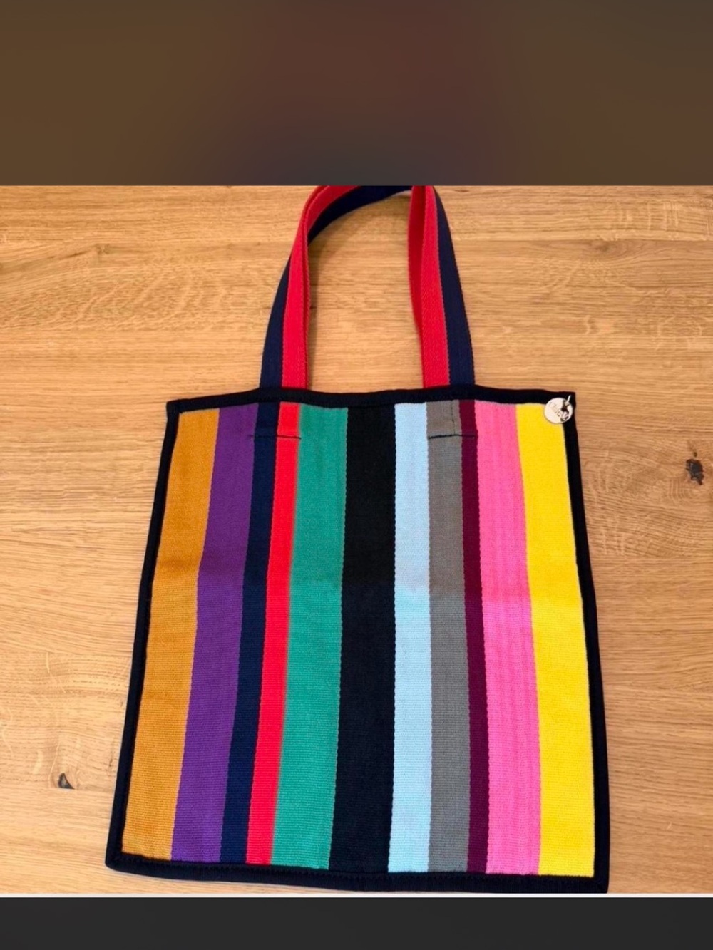 Clare V. Multicolor Stripe Tote Bag- Excellent Condition!